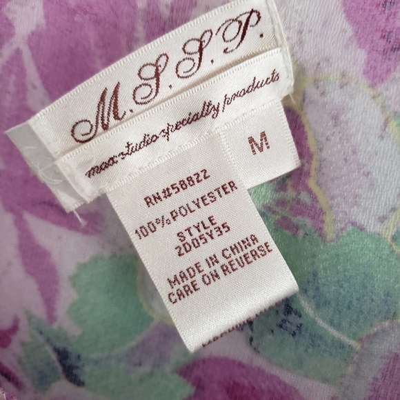 MllP chaffon floral kaftan Style top - Picture 2 of 8